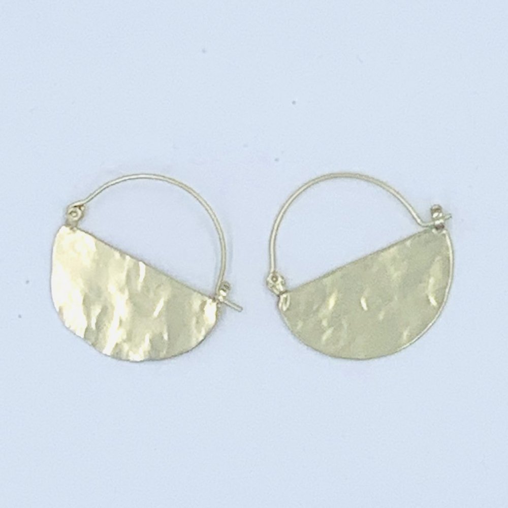 Rylan Crescent Hoop Earrings